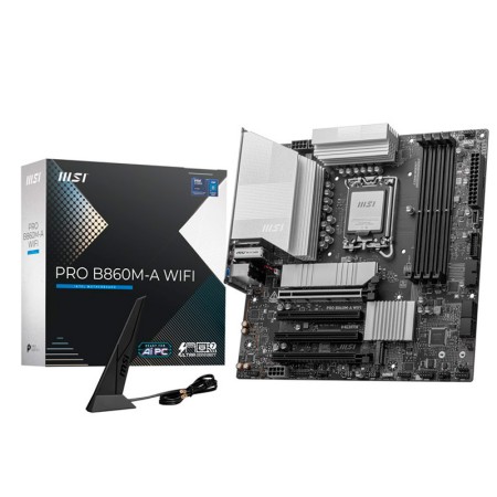 Placa base msi pro b860m - a lga 1851 wifi atx 4xddr5 matx