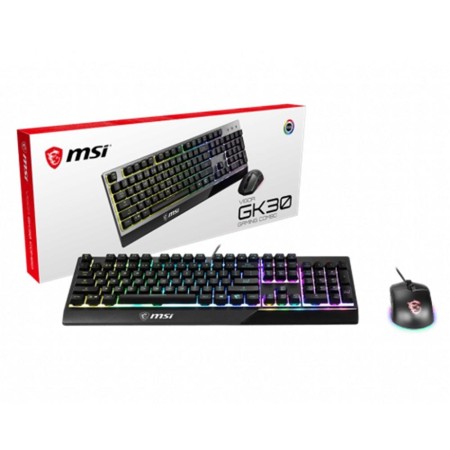 Teclado  raton gaming msi vigor ck30 negro