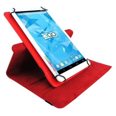 Funda 3GO CSGT15 Universal para Tablets de 10.1"/ Roja