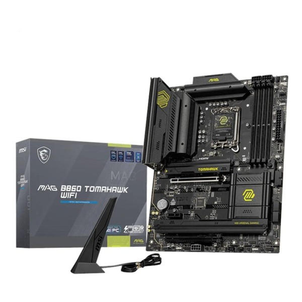 Placa base msi mag b860 tomahawk wifi atx -  4x ddr5 -  lga 1851