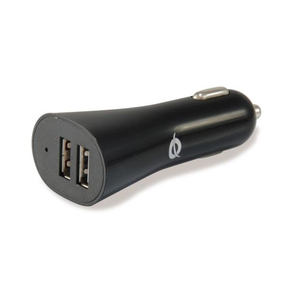 Cargador de coche conceptronic cusbcar4a 2x usb tipo a