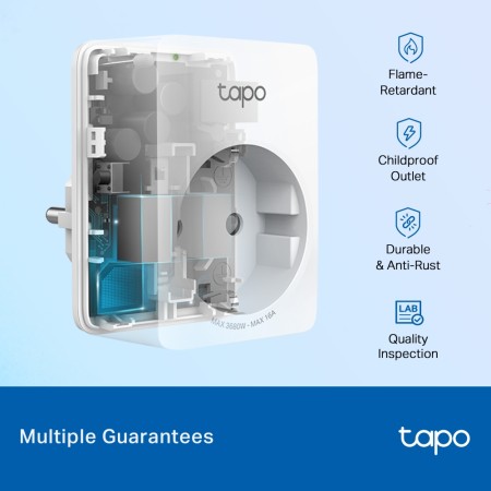 Enchufe inteligente wifi tp - link tapo p110 pack 2 unidades