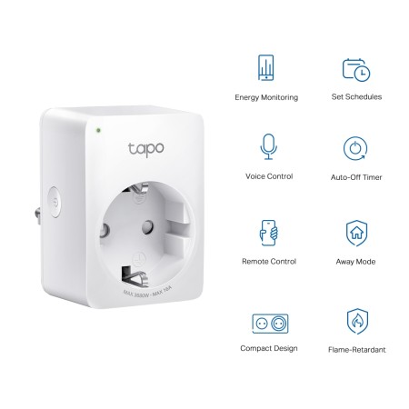 Enchufe inteligente wifi tp - link tapo p110 pack 2 unidades