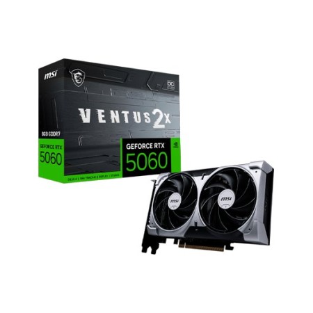 Tarjeta grafica msi  rtx 5060 8gb ventus 2x oc gddr7