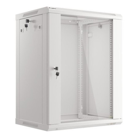 Armario lanberg 19 pulgadas 15u -  600x450 gris