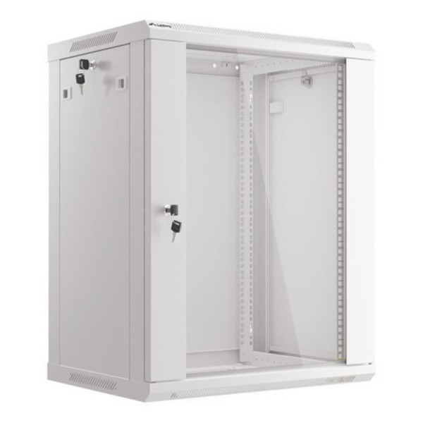 Armario lanberg 19 pulgadas 15u -  600x450 gris