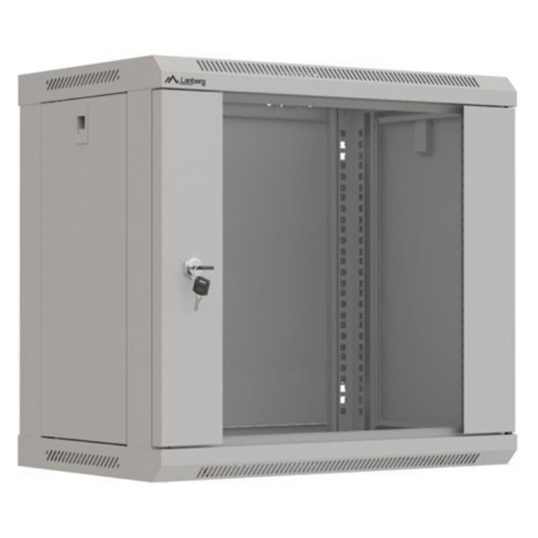 Armario lanberg 19 pulgadas 9u -  540x350 gris