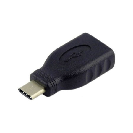 Adaptador USB 3.1 Tipo-C Aisens A108-0323/ USB Tipo-C Macho - USB Hembra