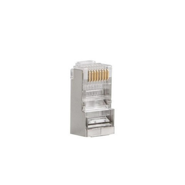 Conector lanberg cat.6 f - utp 8p8c pass through type pack 20 uds
