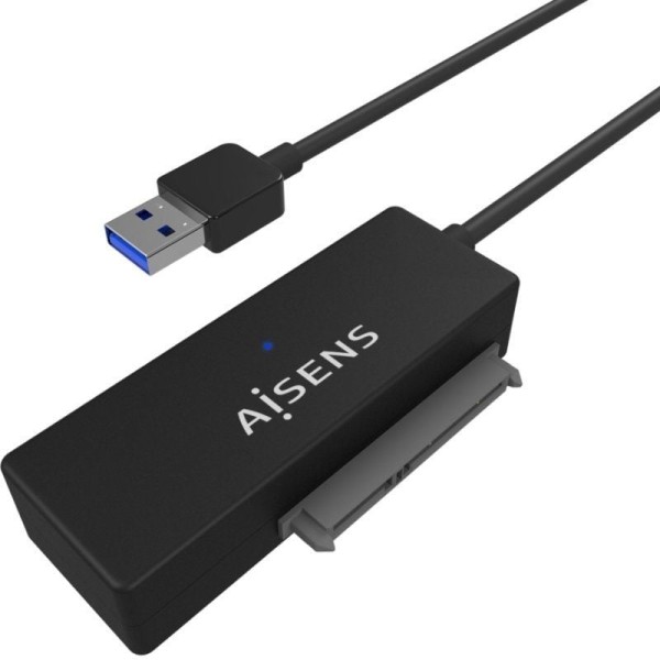 Adaptador para Discos Duros 2.5"/3.5" Aisens ASE-35A01B/ USB 3.0 - SATA/ con Alimentador