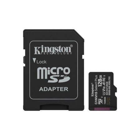 Tarjeta memoria micro secure digital sdxc 128gb kingston canvas select plus clase 10 uhs - 1  adaptador sd