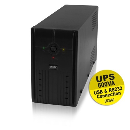 Sai eminent ups 600va - 360w -  rs232  usb