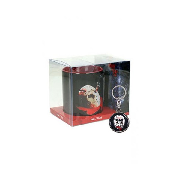 Poster mascara taza  regalo llavero metalico viernes 13