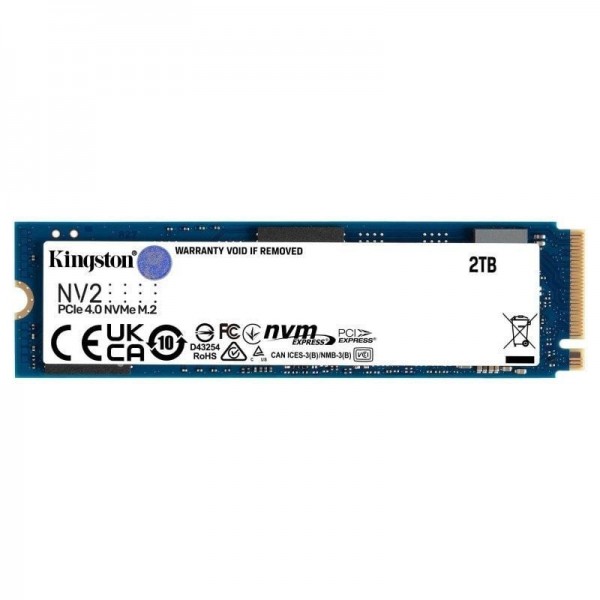 Disco SSD Kingston NV2 2TB/ M.2 2280 PCIe 4.0 NVMe/ Full Capacity