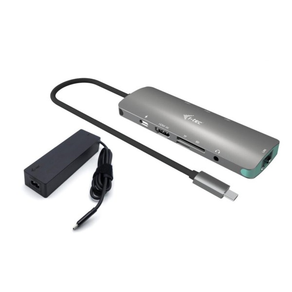 Docking station i - tec usb tipo c 9 en 1  cargador 100w