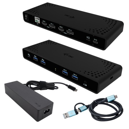 Docking station i - tec 12 en 1  cargador universal 85w