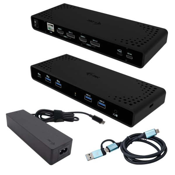 Docking station i - tec 12 en 1  cargador universal 85w