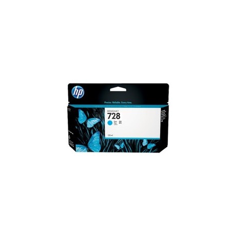 Cartucho tinta hp f9j67a cian nº728