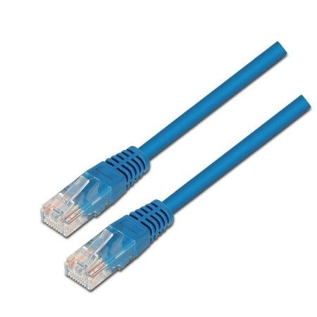 Cable de Red RJ45 UTP Aisens A133-0190 Cat.5e/ 50cm/ Azul