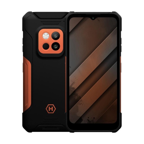 Telefono movil smartphone rugerizado hammer construction 2 5g thermal - 8gb - 256gb - 6.58 pulgadas - naranja