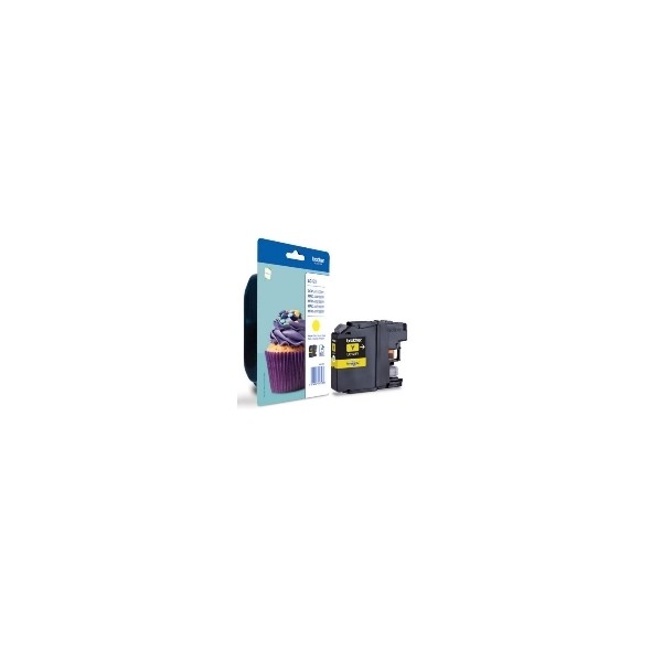 Cartucho tinta brother lc123y amarillo 600 paginas dcpj4110dw -  mfcj4410dw - mfcj4510dw - mfcj4710dw