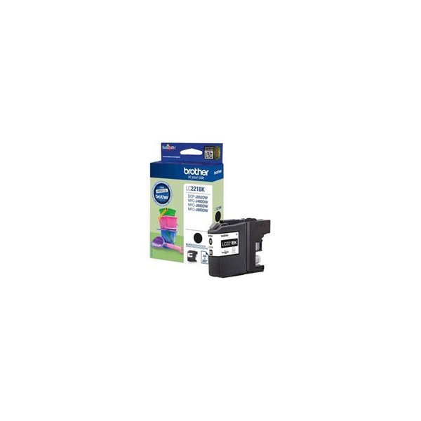 Cartucho tinta brother lc221bk negro 260 paginas dcpj562dw -  mfcj480dw -  mfcj680dw