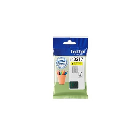 Cartucho tinta brother lc3217y amarillo 550 paginas mfcj5330dw -  mfcj5730dw -  mfcj6530dw -  mfcj6930dw