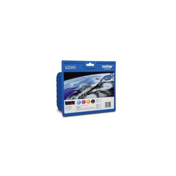 Multipack brother lc985valbp dcpj125 - j140w - j315w - j515w - mfcj220 - j265w - j410 - j415w