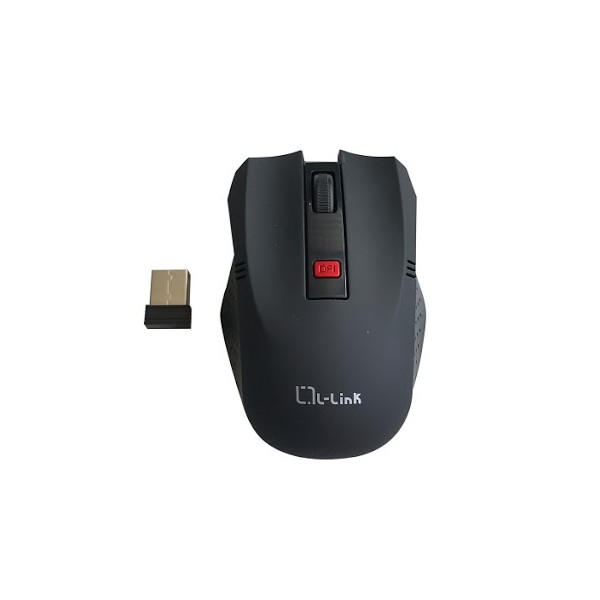Raton optico inalambrico l - link negro
