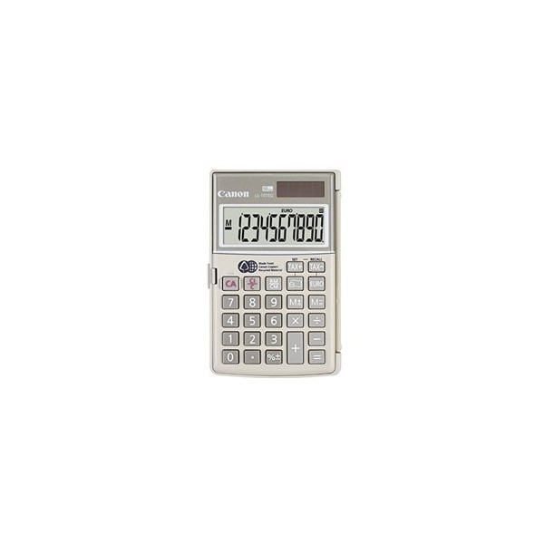 Calculadora canon bolsillo ls - 10etg dbl gris 10 digitos
