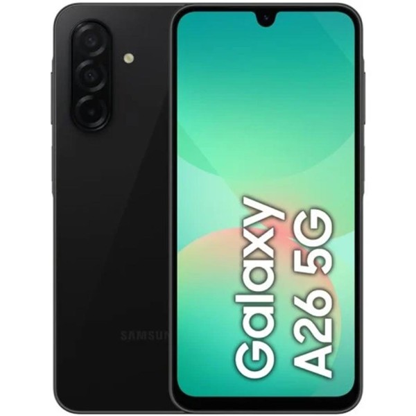 Telefono movil smartphone movil samsung galaxy a26 5g 6gb - 128gb - 6.7 pulgadas - negro