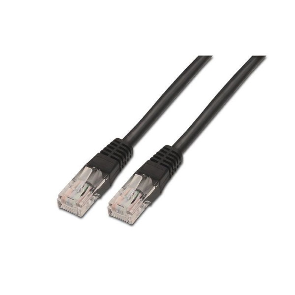 Cable de Red RJ45 UTP Aisens A135-0257 Cat.6/ 50cm/ Negro