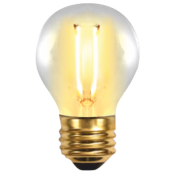Bombilla led silver electronic filamento edison esferica 2w25w -  e27 -  2.200k -  320º -  150 lm -  luz extra calida -  a