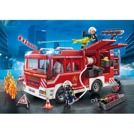 Playmobil ciudad accion -  camion de bomberos