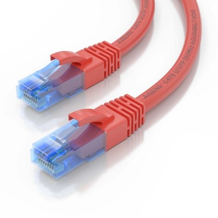 Cable de Red RJ45 AWG26 CCA UTP Aisens A135-0785 Cat.6/ 25cm/ Rojo