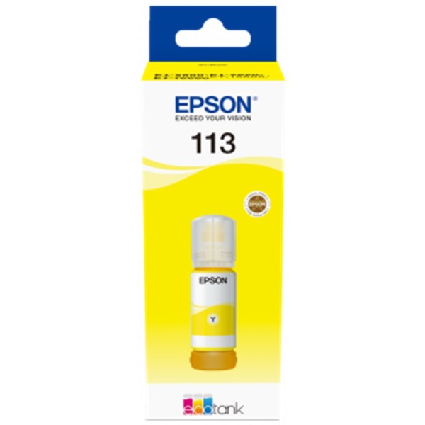 Cartucho tinta epson 113 ecotank pigment c13t06b440 amarillo ink bottle