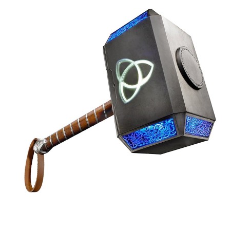 Replica hasbro marvel martillo thor mjolnir con luz