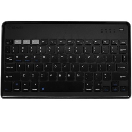 Teclado inalambrico universal silver ht bluetooth dark grey -  english layout