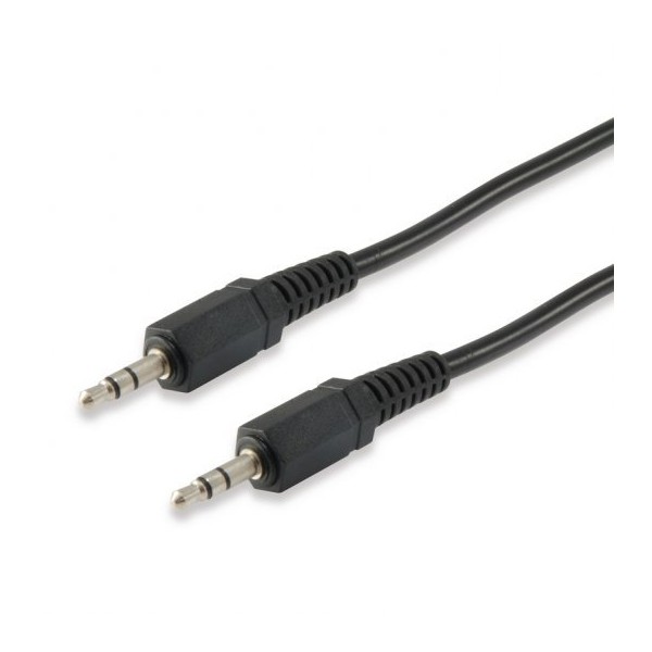 Cable audio equip mini jack 3.5mm macho macho 2.5m