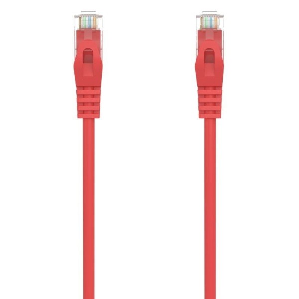 Cable de Red RJ45 AWG24 UTP Aisens A145-0556 Cat.6A/ LSZH/ 25cm/ Rojo