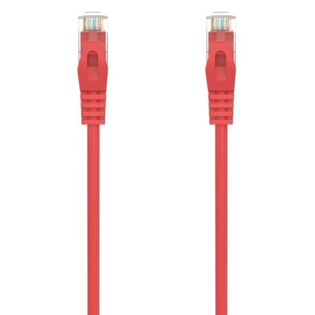 Cable de Red RJ45 AWG24 UTP Aisens A145-0557 Cat.6A/ LSZH/ 30cm/ Rojo