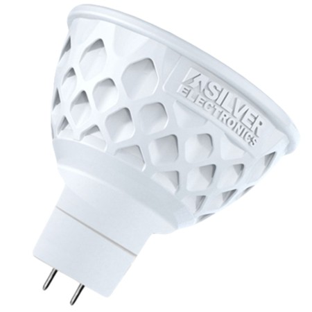 Bombilla multi led silver electronics dicroica 4w40w -  gu5.3 -  5.000k -  120º -  370lm -  luz blanca -  a