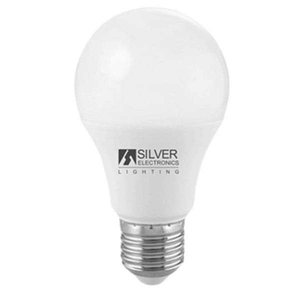 Bombilla led silver electronic eco estandar  15w83w -  e27 -  4000k -  1.320 lm -  220º -  luz natuarl neutra -  a