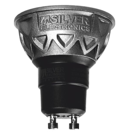 Bombilla led pro silver electronic dicroica 5w60w -  gu10 -  5000k -  38º -  470 lm -  luz blanca -  a