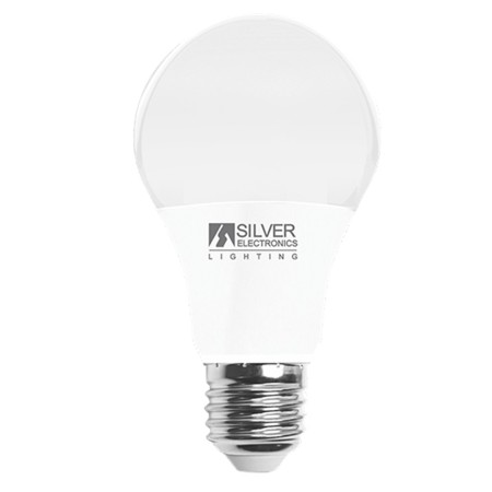 Bombilla led eco decorativa silver electronics estandar 10w85w -  e27 -  5000k -  860 lm -  180º -  luz blanca -  a