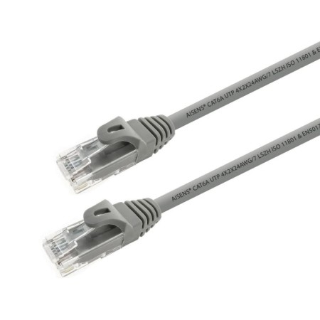 Cable de Red RJ45 UTP Aisens A145-0329 Cat.6A/ 5m/ Gris