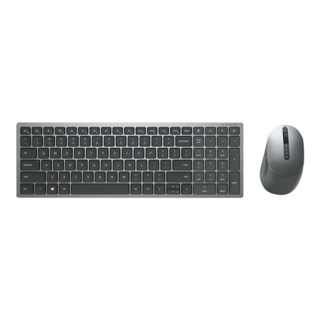 Kit teclado  mouse raton dell km7120w wireles inalambrico gris titanio