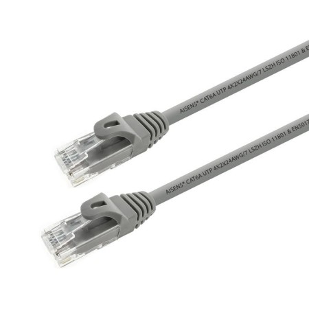 Cable de Red RJ45 UTP Aisens A145-0331 Cat.6A/ 15m/ Gris