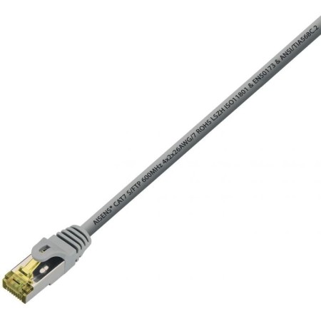 Cable de Red RJ45 S/FTP Aisens A146-0334/ Cat.7/ 1m/ Gris