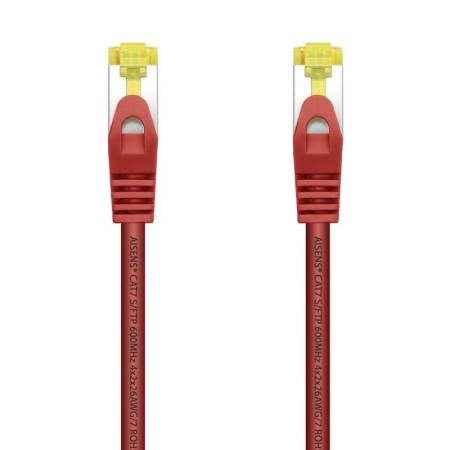 Cable de Red RJ45 SFTP Aisens A146-0468 Cat.7/ 25cm/ Rojo